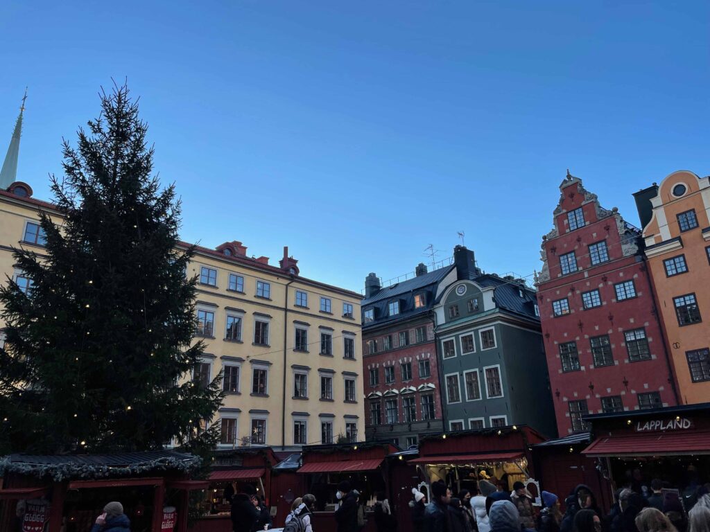 Weihnachtsmarkt in Stockholm